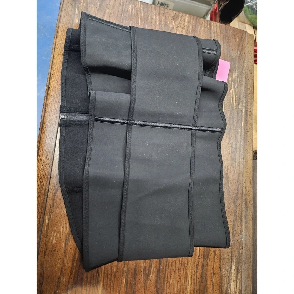NWT J Sculpt Waist Trainer Shapewear Black 6XL‎ Plus Size Zipper Adjustable Belt